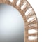 Bali & Pari Geona Modern Bohemian Metal and Natural Brown Seagrass Accent Wall Mirror 240-13465-ZORO - alternate 3